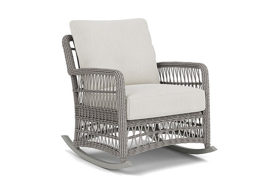 Lloyd Flanders - Mackinac Lounge Rocker In Putty Finish With Rollo Linen Fabric - 2730330592020 view 1