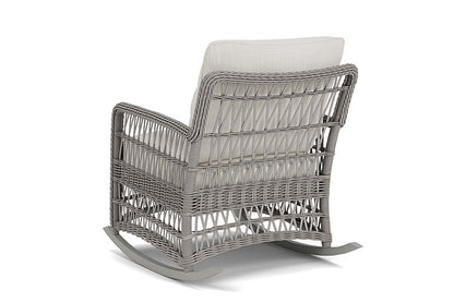 Lloyd Flanders - Mackinac Lounge Rocker In Putty Finish With Rollo Linen Fabric - 2730330592020 view 2