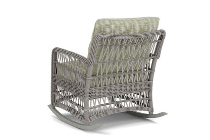 Lloyd Flanders - Mackinac Lounge Rocker In Putty Finish With Romulo Laurel Fabric - 2730330592049 view 2