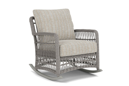 Lloyd Flanders - Mackinac Lounge Rocker In Putty Finish With Romulo Mineral Fabric - 2730330592050 view 1