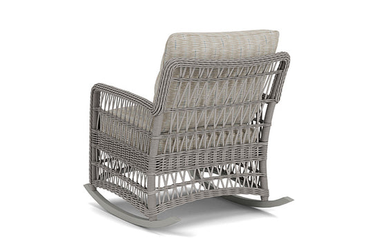 Lloyd Flanders - Mackinac Lounge Rocker In Putty Finish With Romulo Mineral Fabric - 2730330592050 view 2