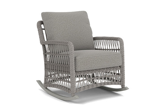 Lloyd Flanders - Mackinac Lounge Rocker In Putty Finish With Rumba Nickel Fabric - 2730330592011 view 1