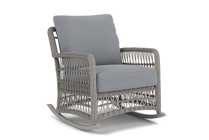 Lloyd Flanders - Mackinac Lounge Rocker In Putty Finish With Rumba Stonewashed Fabric - 2730330592006 view 1