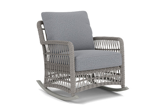 Lloyd Flanders - Mackinac Lounge Rocker In Putty Finish With Rumba Stonewashed Fabric - 2730330592006 view 1