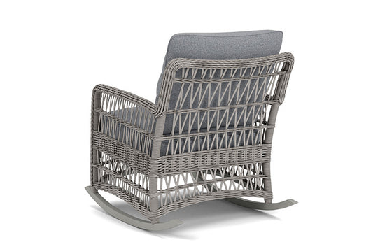 Lloyd Flanders - Mackinac Lounge Rocker In Putty Finish With Rumba Stonewashed Fabric - 2730330592006 view 2