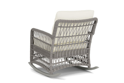 Lloyd Flanders - Mackinac Lounge Rocker In Putty Finish With Sailcloth Salt Fabric - 273033059890 view 2