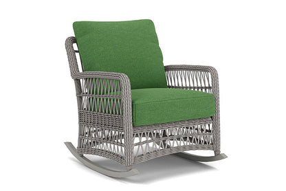 Lloyd Flanders - Mackinac Lounge Rocker In Putty Finish With Seadog Botanical Fabric - 2730330592066 view 1