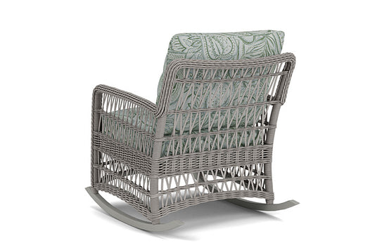 Lloyd Flanders - Mackinac Lounge Rocker In Putty Finish With Sensibility Spring Fabric - 2730330592081 view 2