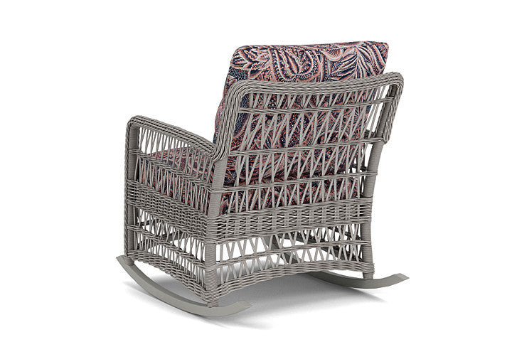 Lloyd Flanders - Mackinac Lounge Rocker In Putty Finish With Sensiblity Splendor Fabric - 2730330592082 view 2