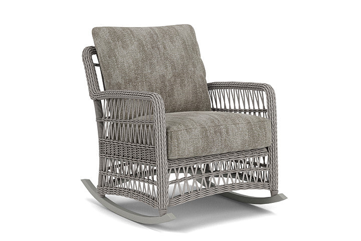 Lloyd Flanders - Mackinac Lounge Rocker In Putty Finish With Surface Slate Fabric - 2730330592056 view 1