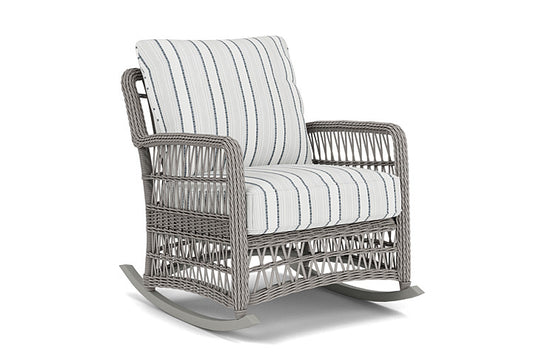 Lloyd Flanders - Mackinac Lounge Rocker In Putty Finish With Tamer Fog Fabric - 2730330592037 view 1