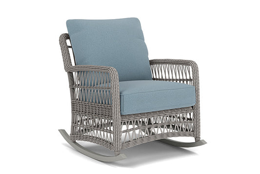 Lloyd Flanders - Mackinac Lounge Rocker In Putty Finish With Unearth Mist Fabric - 2730330592068 view 1