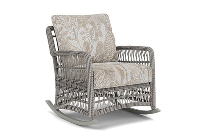 Lloyd Flanders - Mackinac Lounge Rocker In Putty Finish With Wayfarer Dune Fabric - 2730330592073 view 1