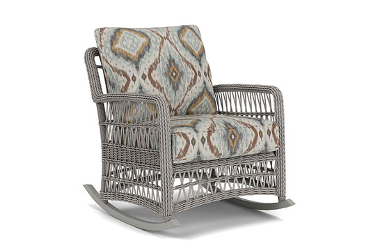 Lloyd Flanders - Mackinac Lounge Rocker In Putty Finish With Yoko Mist Fabric - 273033059727 view 1