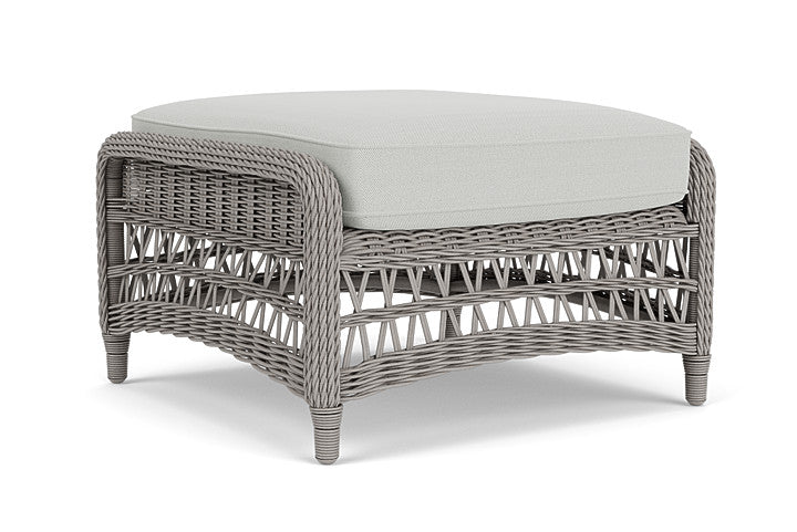 Lloyd Flanders - Mackinac Ottoman In Putty Finish With Bright Side Fog Fabric - 2730170592012 view 2