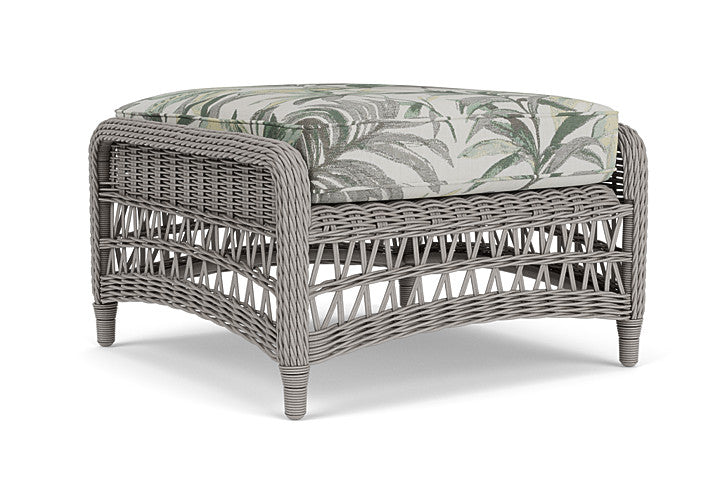 Lloyd Flanders - Mackinac Ottoman In Putty Finish With Calidora Mist Fabric - 273017059094 view 1