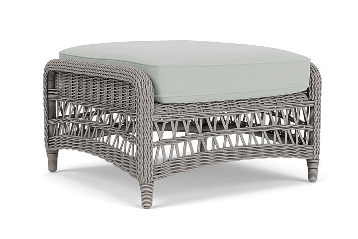 Lloyd Flanders - Mackinac Ottoman In Putty Finish With Callen Celadon Fabric - 2730170592024 view 2