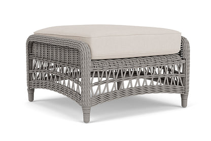 Lloyd Flanders - Mackinac Ottoman In Putty Finish With Canvas Canvas Fabric - 273017059319 view 1