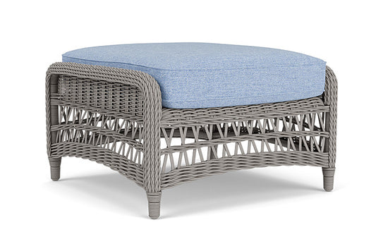 Lloyd Flanders - Mackinac Ottoman In Putty Finish With Demo Skyway Fabric - 273017059065 view 2
