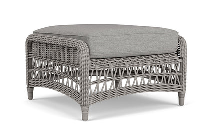 Lloyd Flanders - Mackinac Ottoman In Putty Finish With Demo Stone Fabric - 273017059095 view 1