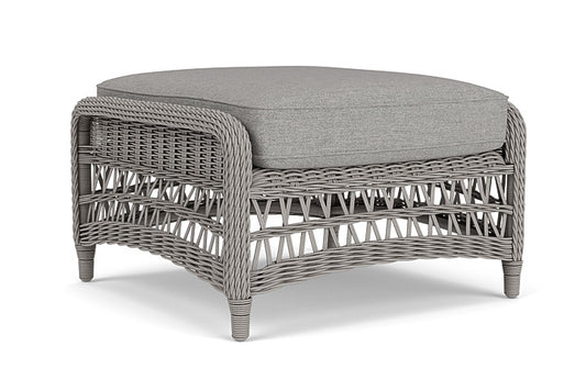 Lloyd Flanders - Mackinac Ottoman In Putty Finish With Demo Stone Fabric - 273017059095 view 2