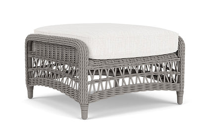 Lloyd Flanders - Mackinac Ottoman In Putty Finish With Friendly Natural Fabric - 2730170592042 view 2
