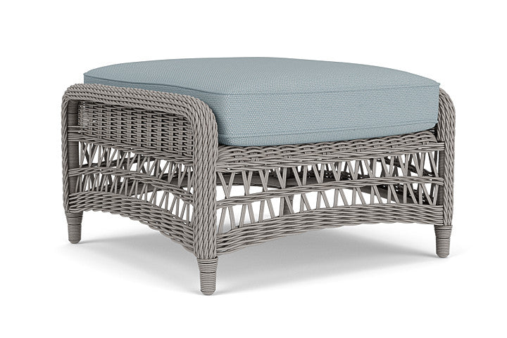 Lloyd Flanders - Mackinac Ottoman In Putty Finish With Kadogo Lake Fabric - 2730170592041 view 2