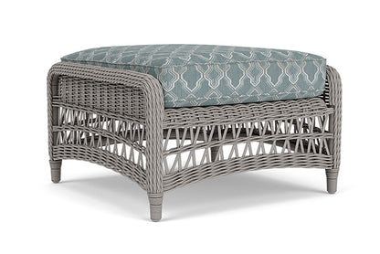Lloyd Flanders - Mackinac Ottoman In Putty Finish With Luna Mist Fabric - 2730170592070 view 1