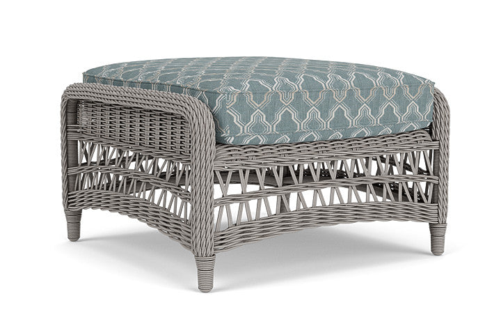 Lloyd Flanders - Mackinac Ottoman In Putty Finish With Luna Mist Fabric - 2730170592070 view 2