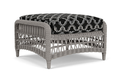 Lloyd Flanders - Mackinac Ottoman In Putty Finish With Luna Onyx Fabric - 2730170592071 view 2
