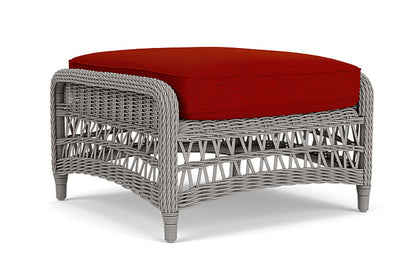 Lloyd Flanders - Mackinac Ottoman In Putty Finish With Partyline Lollipop Fabric - 2730170592054 view 2