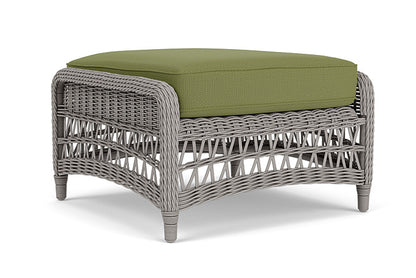 Lloyd Flanders - Mackinac Ottoman In Putty Finish With Reflections Grass Fabric - 2730170592051 view 1