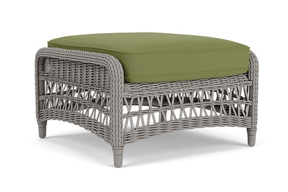 Lloyd Flanders - Mackinac Ottoman In Putty Finish With Reflections Grass Fabric - 2730170592051 view 2