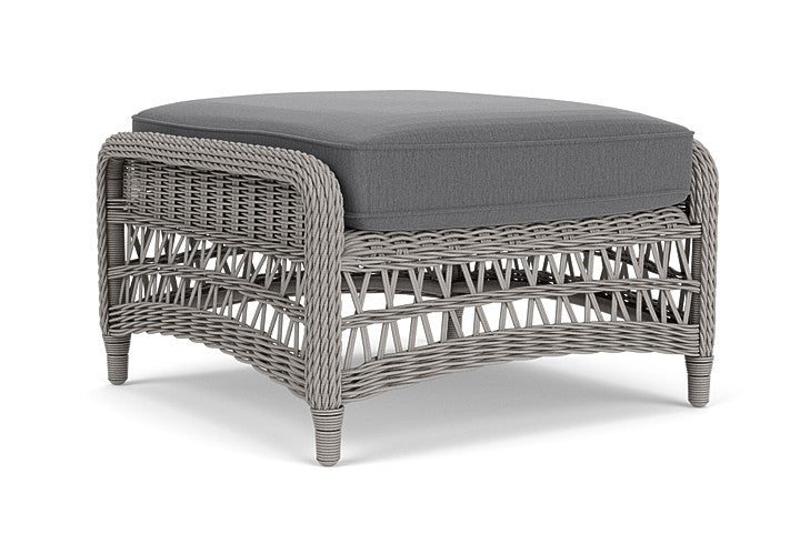 Lloyd Flanders - Mackinac Ottoman In Putty Finish With Remy Graphite Fabric - 2730170592003 view 2