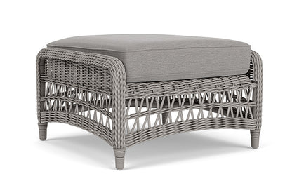 Lloyd Flanders - Mackinac Ottoman In Putty Finish With Remy Shadow Fabric - 2730170592004 view 1