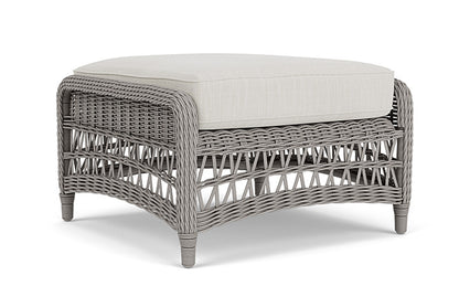 Lloyd Flanders - Mackinac Ottoman In Putty Finish With Rollo Linen Fabric - 2730170592020 view 1