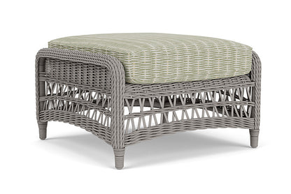 Lloyd Flanders - Mackinac Ottoman In Putty Finish With Romulo Laurel Fabric - 2730170592049 view 2