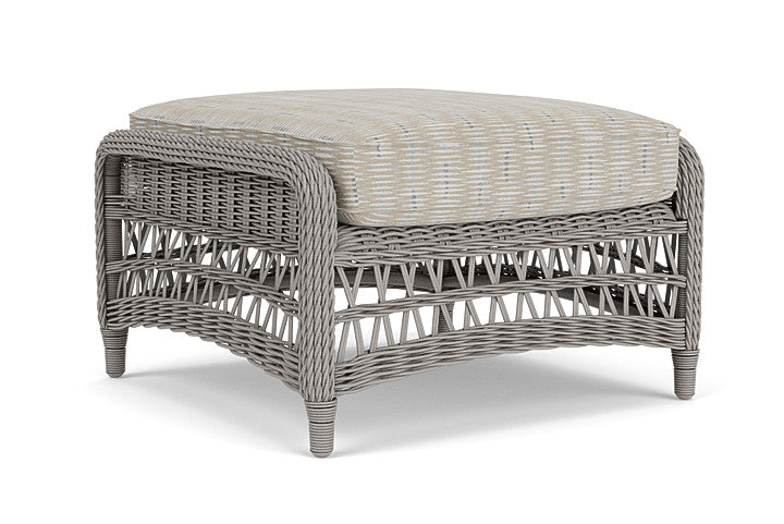 Lloyd Flanders - Mackinac Ottoman In Putty Finish With Romulo Mineral Fabric - 2730170592050 view 2