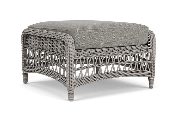 Lloyd Flanders - Mackinac Ottoman In Putty Finish With Rumba Nickel Fabric - 2730170592011 view 1