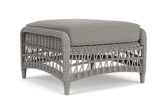 Lloyd Flanders - Mackinac Ottoman In Putty Finish With Rumba Nickel Fabric - 2730170592011 view 1
