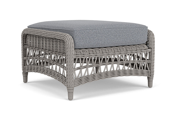 Lloyd Flanders - Mackinac Ottoman In Putty Finish With Rumba Stonewashed Fabric - 2730170592006 view 1