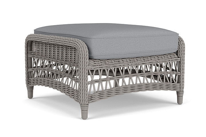 Lloyd Flanders - Mackinac Ottoman In Putty Finish With Sandberg Pewter Fabric - 2730170592029 view 2