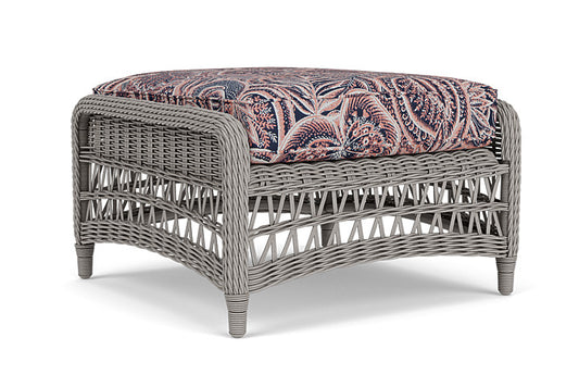 Lloyd Flanders - Mackinac Ottoman In Putty Finish With Sensiblity Splendor Fabric - 2730170592082 view 1