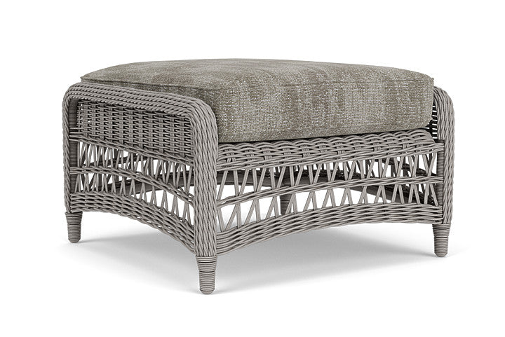 Lloyd Flanders - Mackinac Ottoman In Putty Finish With Surface Slate Fabric - 2730170592056 view 1