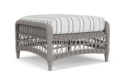 Lloyd Flanders - Mackinac Ottoman In Putty Finish With Tamer Fog Fabric - 2730170592037 view 1