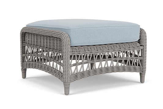 Lloyd Flanders - Mackinac Ottoman In Putty Finish With Unearth Dew Fabric - 2730170592084 view 1