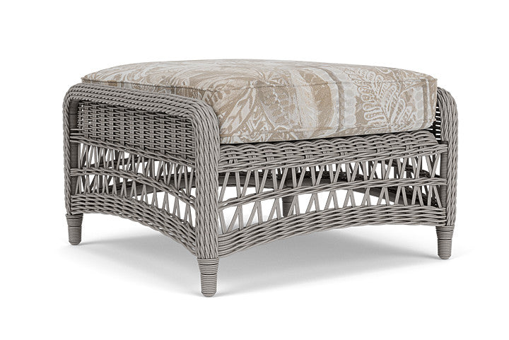 Lloyd Flanders - Mackinac Ottoman In Putty Finish With Wayfarer Dune Fabric - 2730170592073 view 1