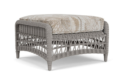 Lloyd Flanders - Mackinac Ottoman In Putty Finish With Wayfarer Dune Fabric - 2730170592073 view 1