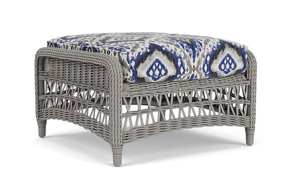 Lloyd Flanders - Mackinac Ottoman In Putty Finish With Yoko Mediterranean Fabric - 273017059705 view 2