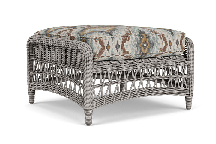 Lloyd Flanders - Mackinac Ottoman In Putty Finish With Yoko Mist Fabric - 273017059727 view 1